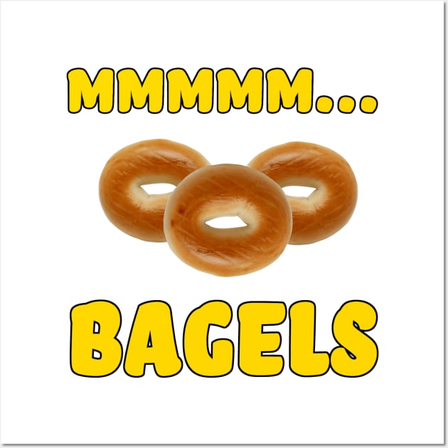 Mmmm... Bagels Wall Art by Naves